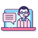man,learning,education,laptop,teacher,online course ok 
